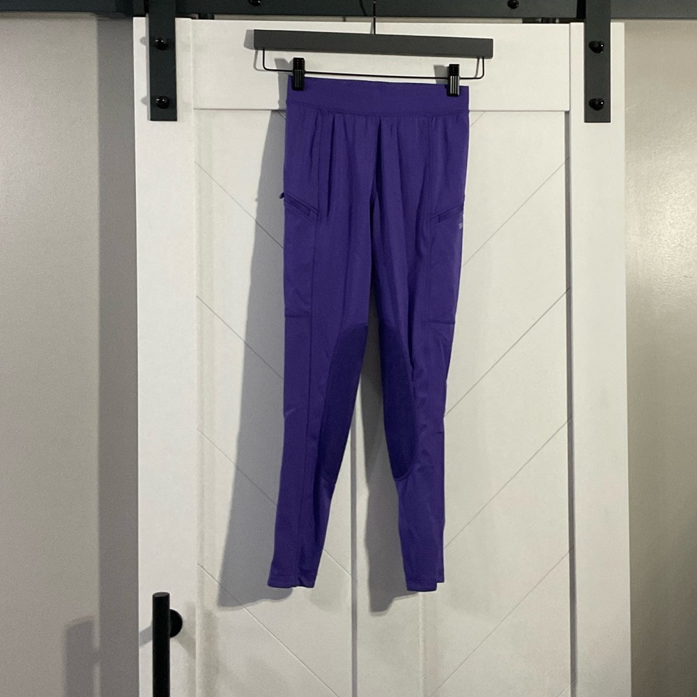 Willit Girls size Medium Purple horseback riding pants